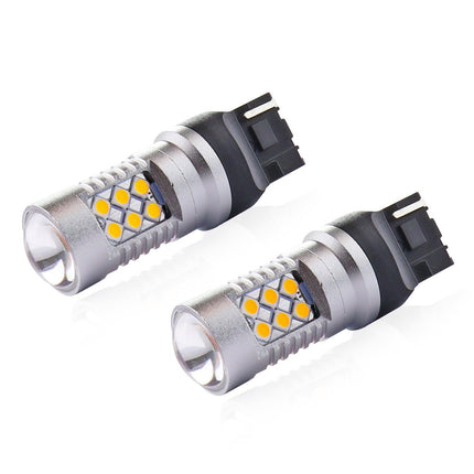 AMiO LED CANBUS 3030 24SMD T20 7440 WY21W Oranje 12V/24V - VCTparts.nl