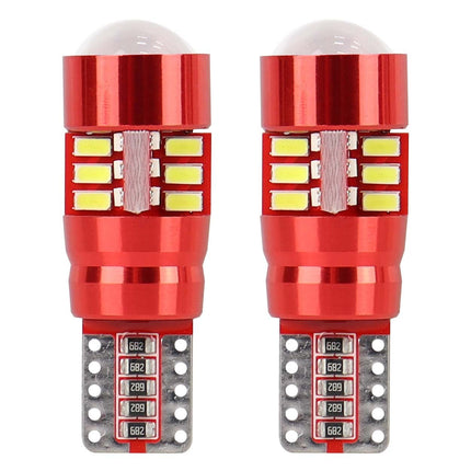 AMiO LED CANBUS 27SMD 3014 T10e (W5W) Wit 12V/24V - VCTparts.nl