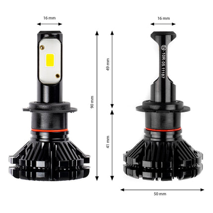 AMiO LED Koplampen CX-serie H7 2018 Dimlichten Wit - VCTparts.nl