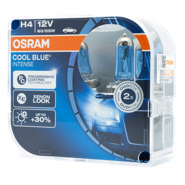 Osram  H4 12V 60/55W - COOL BLUE INTENS Limited Edition - Xenon look - Set 2 stuks - VCTparts.nl