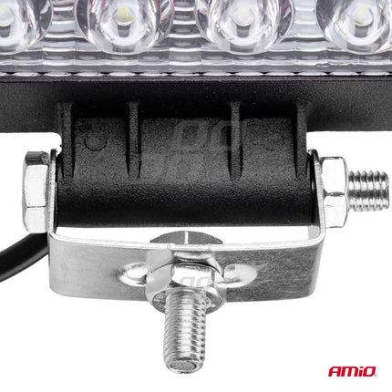 AMiO Krachtige Werklamp AWL10 16LED FLOOD 9-36V Verstraler Spot Robuust Offroad - VCTparts.nl