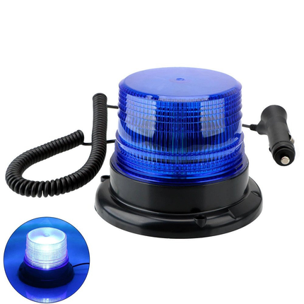 Blauw Zwaailicht LED Stroboscoop Noodverlichting met Magneet - VCTparts.nl