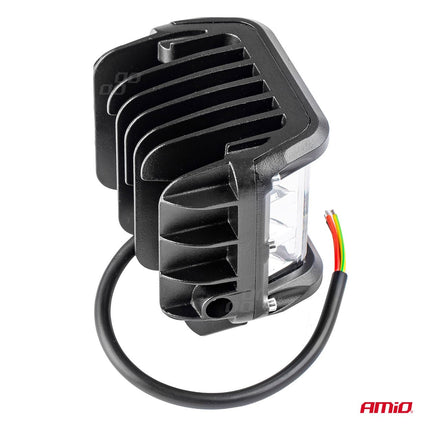 AMiO Krachtige Werklamp AWL08 12 LED (2 lampen) 9-36V Verstraler Spot Robuust Offroad - VCTparts.nl