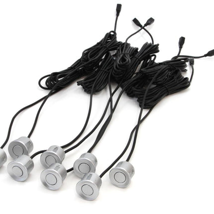 AMiO Parkeersensor 8 LED zilver - VCTparts.nl