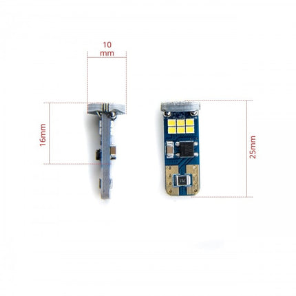 Einparts 6000K T10 LED W5W T10 18 SMD Verlichting  (set) [Parkeerverlichting - Kentekenverlichting - Interieurverlichting] - VCTparts.nl