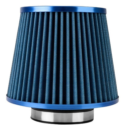 Open Luchtfilter Blauw - Sport Filter met Cold air intake [sportfilter powerfilter universeel] - VCTparts.nl