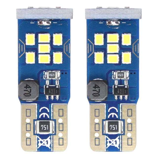 AMiO LED CANBUS 21SMD UltraBright 2016 T10 W5W Wit 12V/24V - VCTparts.nl