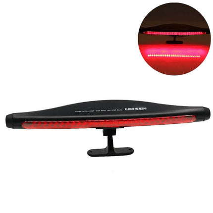 Extra Derde Remlicht Staart Spoiler Stoplicht Rood 2W 12V 28LED Verstelbaar Waarschuwingslamp - VCTparts.nl