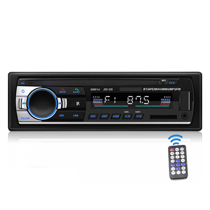 Auto Radio Inbouw Speler Digitale Bluetooth met Aux en RGB LED - VCTparts.nl