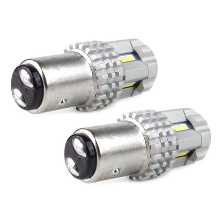 AMiO LED CANBUS 3020 22SMD UltraBright 1157 BAY15D P21/5W Wit 12V/24V - VCTparts.nl