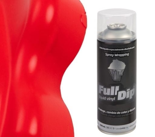 FullDip Plastidip Spray Dip 400ml Spuitbus - Mat Rood Red [Vloeibaar Vinyl] - VCTparts.nl