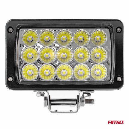 AMiO Krachtige Werklamp AWL22 15LED FLOOD 9-36V Verstraler Spot Robuust Offroad - VCTparts.nl