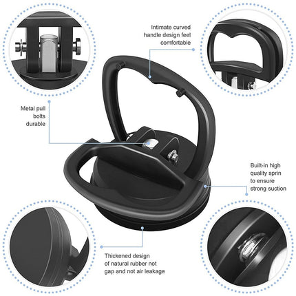 Autodeuk Carrosserie Reparatie Tool Gereedschap Uitdeuker Deuk Uitdeuken Zuignap zwart - VCTparts.nl