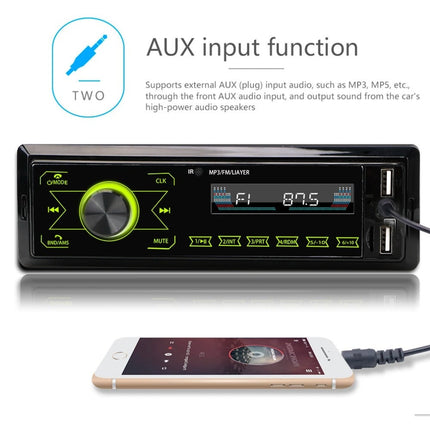 Auto Inbouw Radio Speler Bluetooth met Aux Usb SD en FM - VCTparts.nl