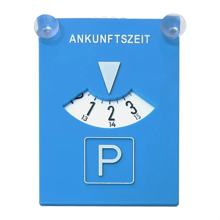 ProPlus Blauwe Kaart Parkeerschijf / Parkeerkaart met Zuignap voor aan het Raam - VCTparts.nl