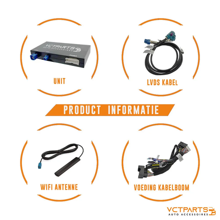 Draadloze CarPlay & Android Auto Adapter Module 1 – Voor BMW met NBT-systeem - VCTparts.nl