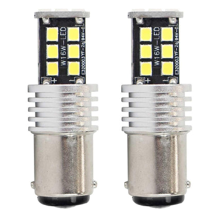 AMiO LED CANBUS 2835 15SMD 1157 BAY15D P21/5W Wit 12V/24V - VCTparts.nl