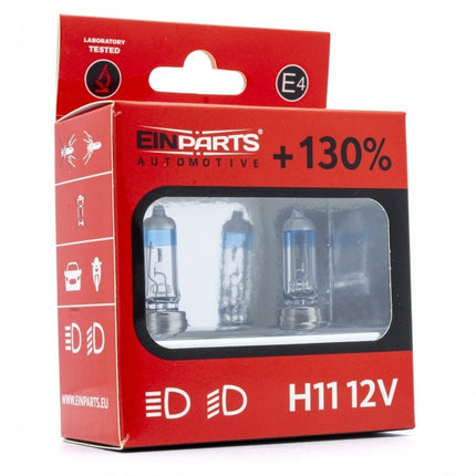 Einparts Halogeen Dimlicht +130% H11 12V 55W - 5000K - (set) - VCTparts.nl