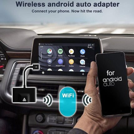 Car Dongle Wireless USB Adapter Geschikt voor Android Auto - Draadloos verbinden - 2023 Vernieuwd Model - VCTparts.nl