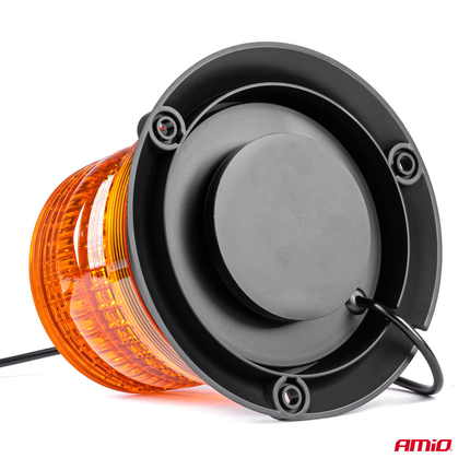 AMiO LED Zwaailicht Noodverlichting met Magneet 80LED 12/24V Oranje - VCTparts.nl