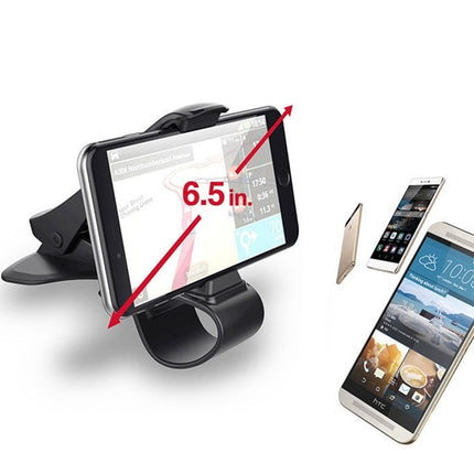 Universele Dashboard Auto Telefoon Houder Clip Fold Zwart - VCTparts.nl