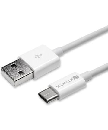 4Smarts USB naar USB-C Kabel 125 Meter Wit - VCTparts.nl