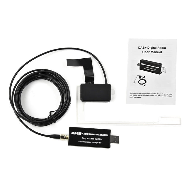 DAB+ Antenne Digitale Radio met USB Adapter voor Android Auto Stereo Ontvanger [DAB Plus + DabPlus] - VCTparts.nl