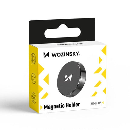 Wozinsky Auto Telefoonhouder Magnetische Dashboardbevestiging Zelfklevend Rond Zwart - VCTparts.nl