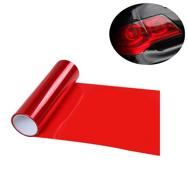 Achterlicht Folie - Rood (30 x 60cm) [Smoke Tint Wrap Vinyl] - VCTparts.nl