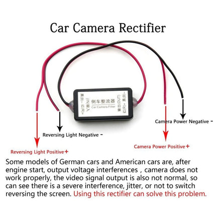 12V Dc Stroom Auto Achteruitkijk Camera Relais Condensator - VCTparts.nl