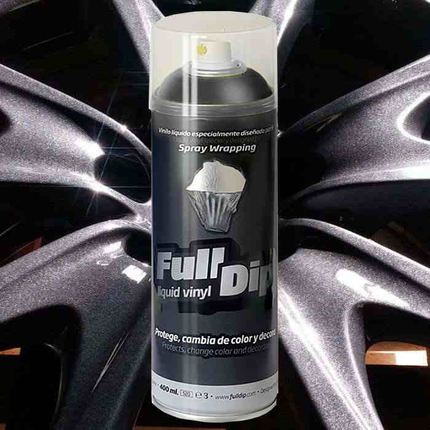 FullDip Plastidip 400ml Spuitbus - Hyper Black Vloeibaar Vinyl Spray Dip - VCTparts.nl