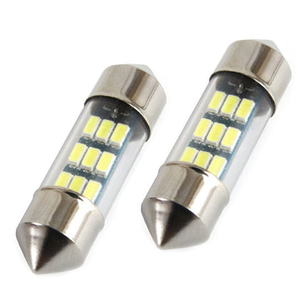 AMiO LED STANDAARD 3014 9SMD Festoen C5W C10W C3W 31mm Wit 12V - VCTparts.nl