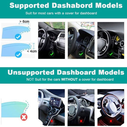 Universele Dashboard Auto Telefoon Houder Clip Mount Zwart - VCTparts.nl