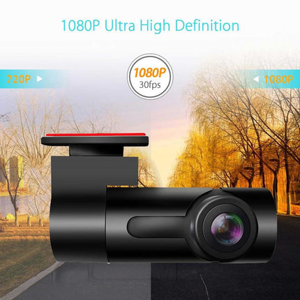 Dashcam FullHD Auto Recorder 1CH Wifi Camera 1080P Groothoek Lens Zwart - VCTparts.nl