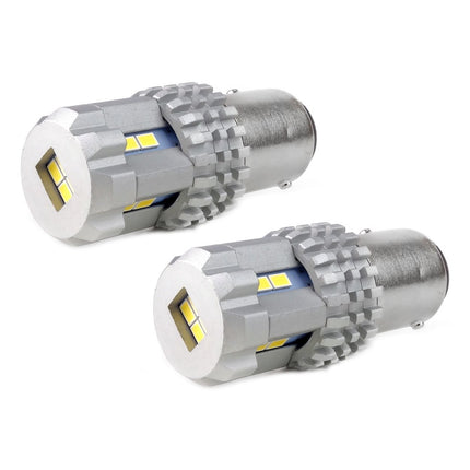 AMiO LED CANBUS 3020 22SMD UltraBright 1157 BAY15D P21/5W Wit 12V/24V - VCTparts.nl