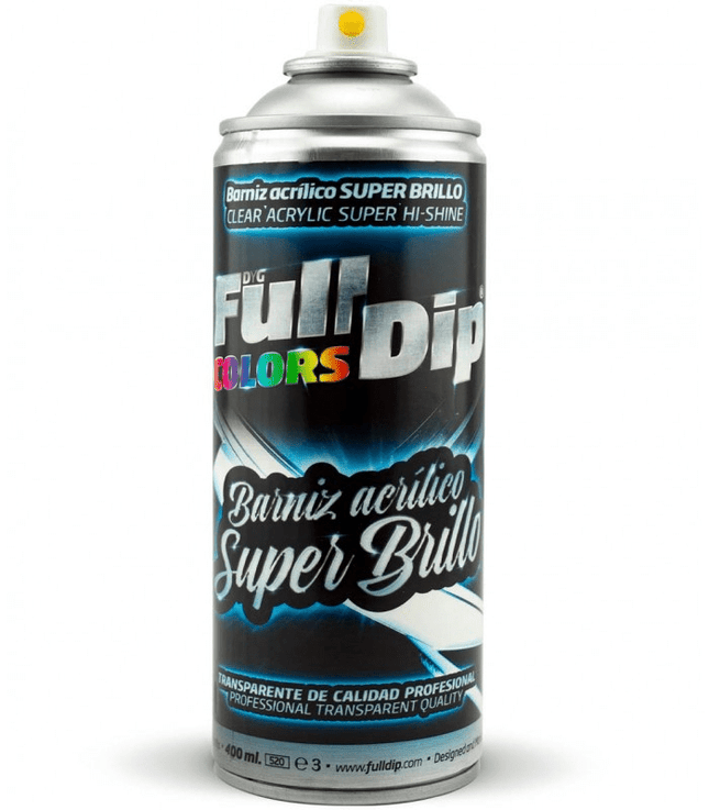 FullDip Gloss Acrylvernis Bescherming 400ml Spuitbus Spray - Warmtebestendige Glans Lak - VCTparts.nl