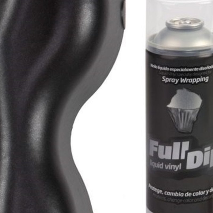 FullDip Plastidip Liquid Vinyl 400ml Spuitbus Spray - Metallic Black - VCTparts.nl