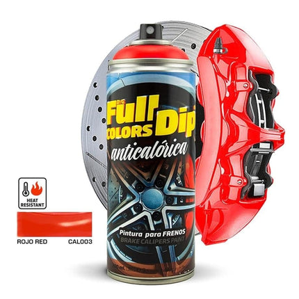 Spray Fulldip Can Croched Claw Heat - peinture en aérosol résistante à 400 ml CAN - briller rouge [revêtement liquide]