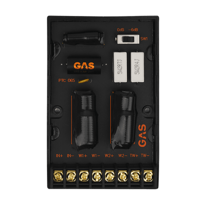 Gas Audio Power Gas Mad Level 1 2-way Crossover voor Auto Geluidssystemen en Hoogwaardige Geluidskwaliteit - VCTparts.nl