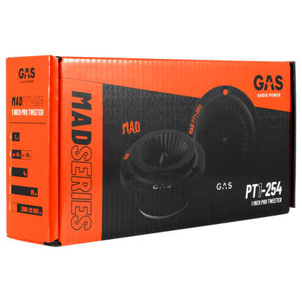 Gas Audio Power Gas Mad Level 1 Horn Tweeter 1" voor Auto Geluidssystemen en Hoogwaardige Geluidskwaliteit - VCTparts.nl