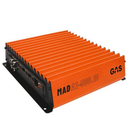 Gas Audio Power Gas Mad Level 1 Mono Amplifier voor Auto Geluidssystemen en Hoogwaardige Geluidskwaliteit - VCTparts.nl