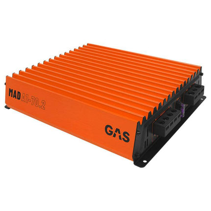 Gas Audio Power Gas Mad Level 1 Two Channel Amplifier voor Auto Geluidssystemen en Hoogwaardige Geluidskwaliteit - VCTparts.nl