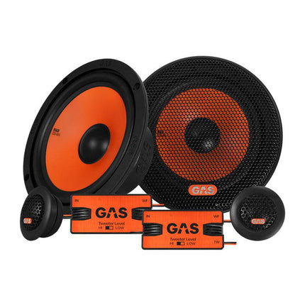 Gas Audio Power Gas Mad Level 2 Component Kit 6.5" voor Auto Geluidssystemen en Hoogwaardige Geluidskwaliteit - VCTparts.nl