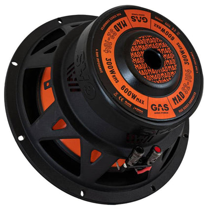 Gas Audio Power Gas Mad Level 2 Subwoofer 10" 4 Ohm voor Auto Geluidssystemen en Hoogwaardige Geluidskwaliteit - VCTparts.nl