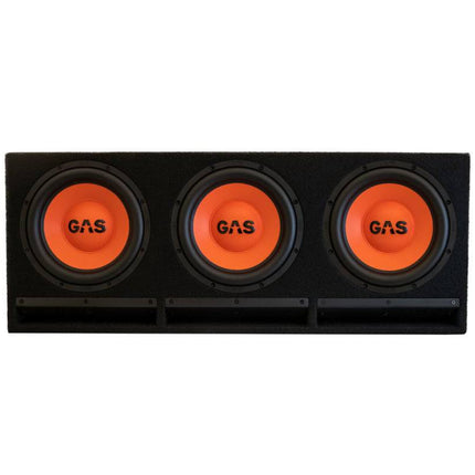 Gas Audio Power Gas Mad Level 2 Triple Enclosure 3x10" voor Auto Geluidssystemen en Hoogwaardige Geluidskwaliteit - VCTparts.nl