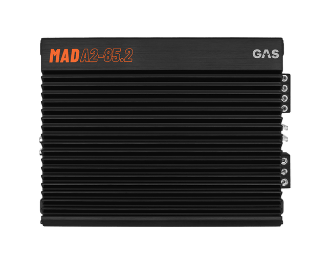 Gas Audio Power Gas Mad Level 2 Two Channel Amplifier voor Auto Geluidssystemen en Hoogwaardige Geluidskwaliteit - VCTparts.nl