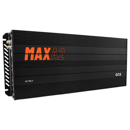 Gas Audio Power Gas Max Level 2 Four Channel Amplifier voor Auto Geluidssystemen en Hoogwaardige Geluidskwaliteit - VCTparts.nl