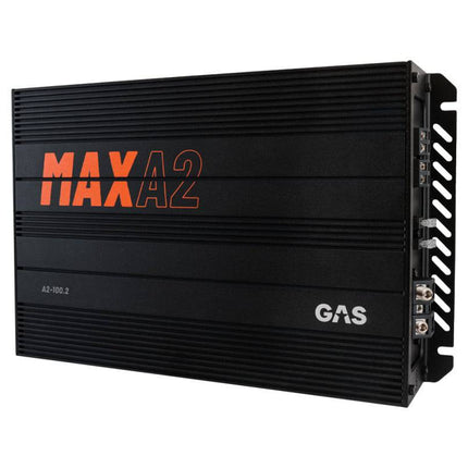 Gas Audio Power Gas Max Level 2 Two Channel Amplifier voor Auto Geluidssystemen en Hoogwaardige Geluidskwaliteit - VCTparts.nl