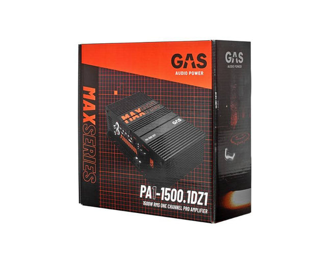 Gas Audio Power Gas Max Level Pa1 Mono Amplifier 1ohm voor Auto Geluidssystemen en Hoogwaardige Geluidskwaliteit - VCTparts.nl