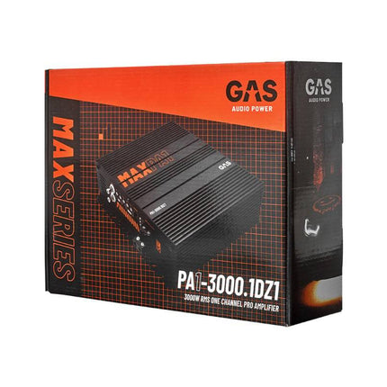 Gas Audio Power Gas Max Level Pa1 Mono Amplifier 1ohm voor Auto Geluidssystemen en Hoogwaardige Geluidskwaliteit - VCTparts.nl